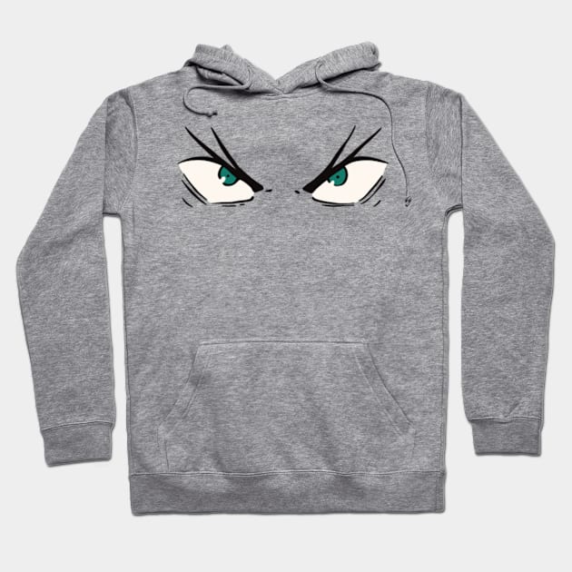 Kafka Hibino Eyes from Kaiju No 8 or Kaijuu 8 gou Anime Manga Characters KN8-1 Hoodie by Animangapoi